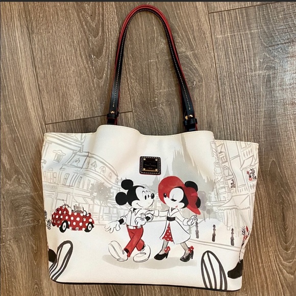 NWOT Dooney Disney Minnie & Mickey in Paris Flynn - Picture 2 of 11